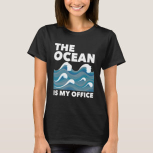 Marine Biology Marine Bilogist Ocean är mitt konto T Shirt