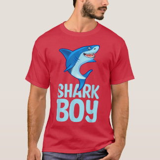 Marine Biology Shark Lover Cute Shark Boy T Shirt