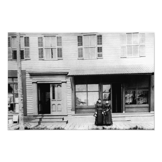 Marine City Hotel på Vatten Street Marine City MI Fototryck (Framsidan)