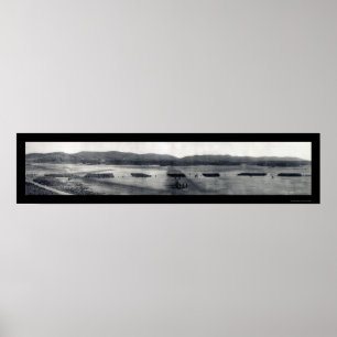 Marine Dress Parad Photo 1911 Poster
