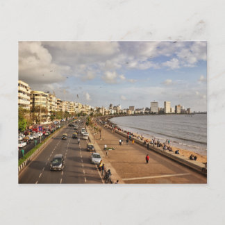 Marine Drive, Mumbai Vykort