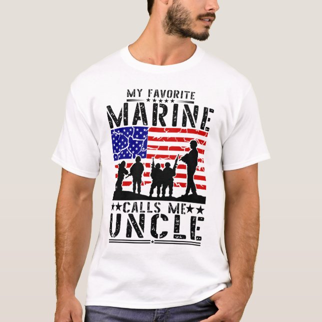 Marine farbror t shirt (Framsida)