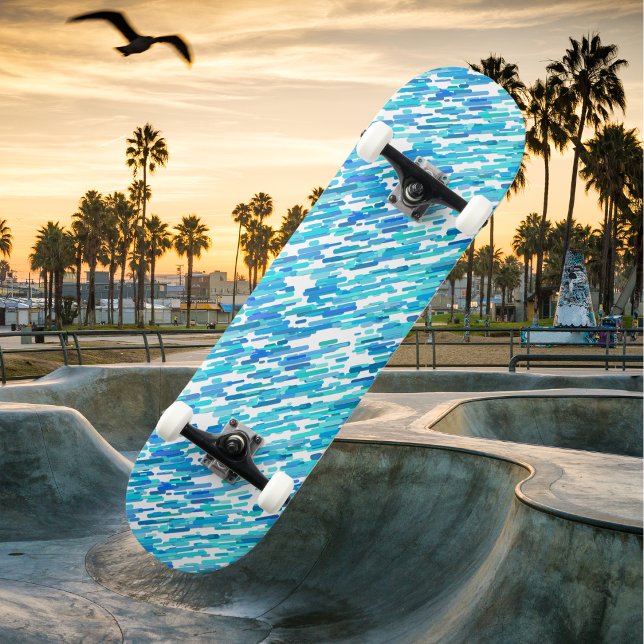 Marine, färsk Coola - Skalning av Coola Mini Skateboard Bräda 18,5 Cm (Fresh Cool Marine - Likoca Beach)