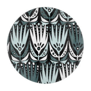 Marine Flowers: Modern Vintage Abstrakt.