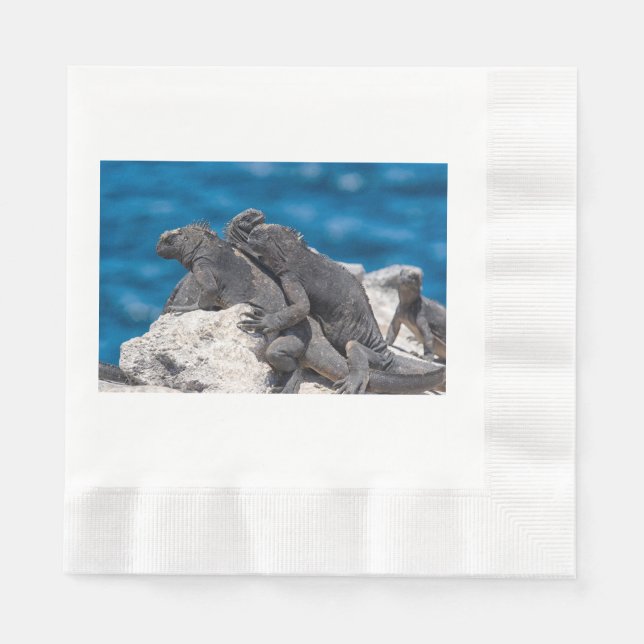 Marine Iguana Pappersservett (Framsidan)