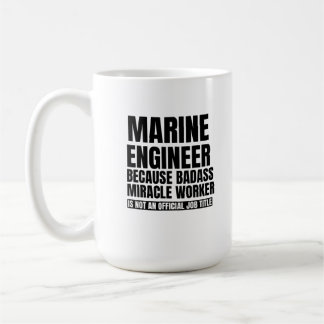 Marine ingenjör för att en grävasmiarbetare är kaffemugg