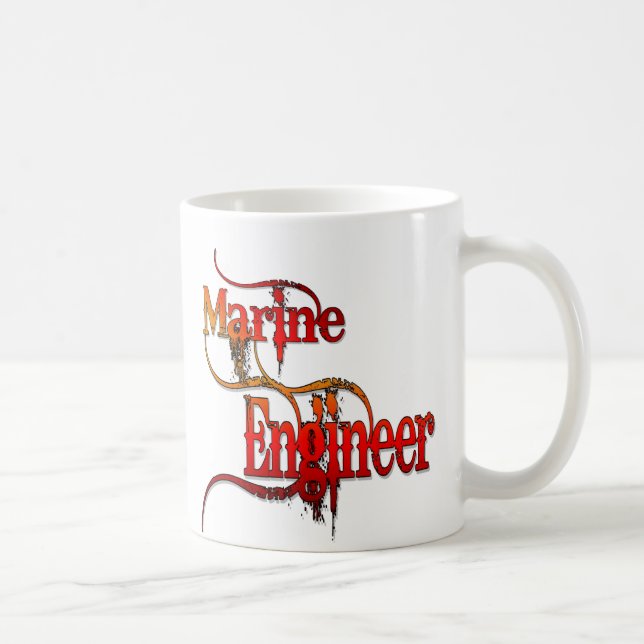 Marine Ingenjör Kaffemugg (Höger)