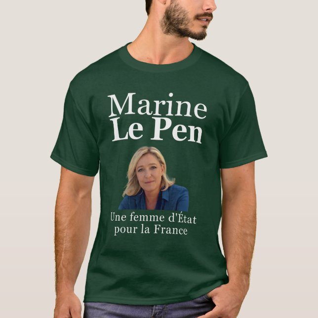 Marine Le Pen, talman T Shirt (Framsida)
