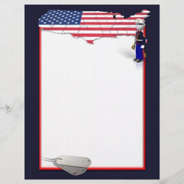 Marine Letterhead (Framsida)