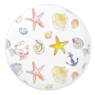 Marine Life & Anchors Knopp