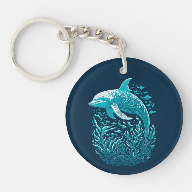 Marine Life Art | Dolphin Graphics Design (Framsidan)