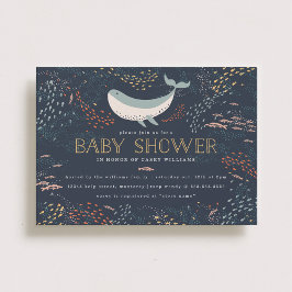 Marine Life Baby Shower Inbjudningar