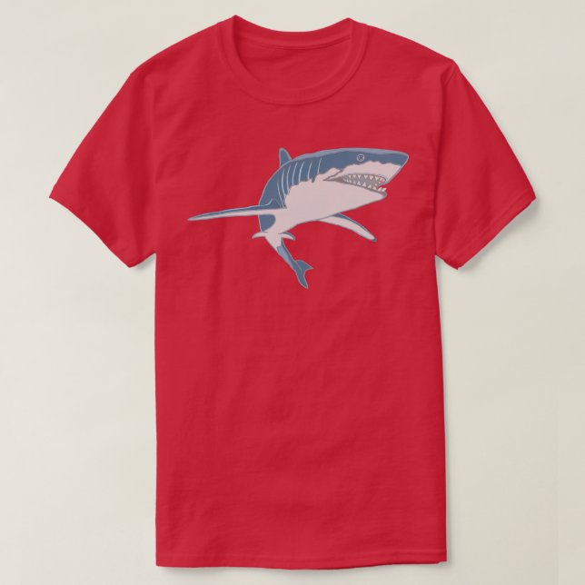 Marine Life Teckning Gift Ocean Sea Underbar White T Shirt (Design framsida)