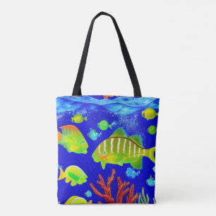 Marine Life Vilda djur: Flora & Fauna Tygkasse