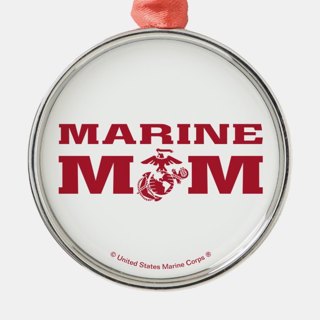Marine Mamma Julgransprydnad Metall (Framsidan)