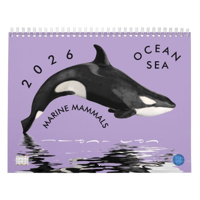 Marine mammals calendar kalender (Omslag)