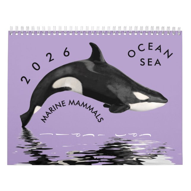 Marine mammals calendar kalender (Omslag)