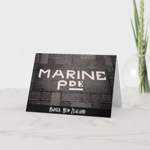 Marine Parad, Napier, Nya Zeeland Kort