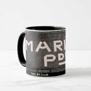 Marine Parad, Napier, Nya Zeeland Mugg