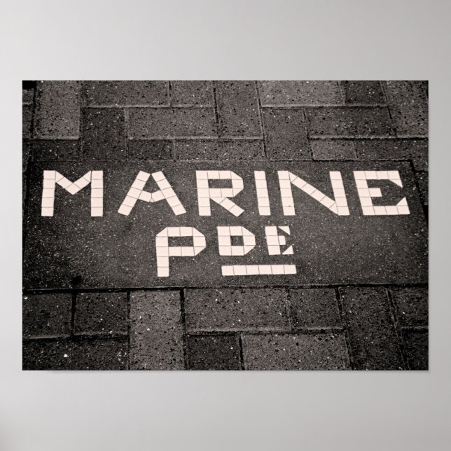 Marine Parad, Napier, Nya Zeeland Poster (Framsidan)