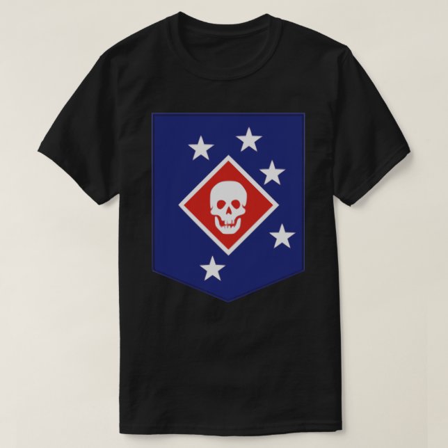 Marine Raiders Patch - WWII Sticker T Shirt (Design framsida)