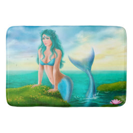 Marine Sjöjungfru Fantasy Bath Mat Badrumsmatta