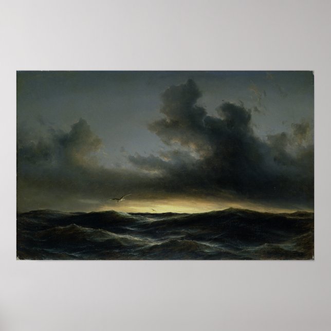 Marine Solitude, 1852 Poster (Framsidan)