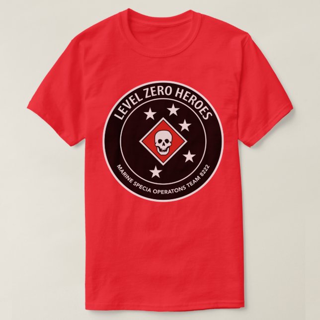 Marine Speciell Operations Team 8222 T Shirt (Design framsida)