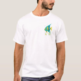 Marine Themed tshirt - Angel Fish T Shirt