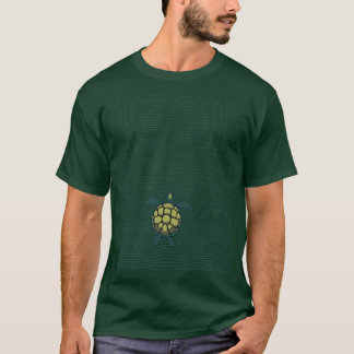 Marine Turtle Sea Linjer av Tobe Fonseca T Shirt