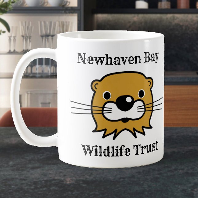 Marine Wildlife Organisation med Otter. Wildlife Kaffemugg (Skapare uppladdad)