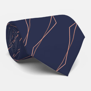 Marinen förkopprar geometriskt slips