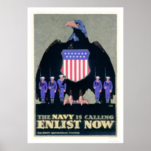 Marinen kallar - Enlist nu (US02291A) Poster