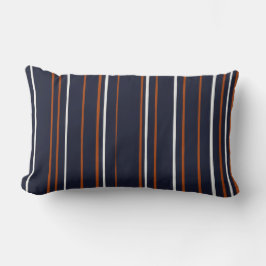 Marinen och rostar randar lumbarkudde