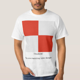 Marinen sjunker (den enhetliga) skjortan, man tee shirt
