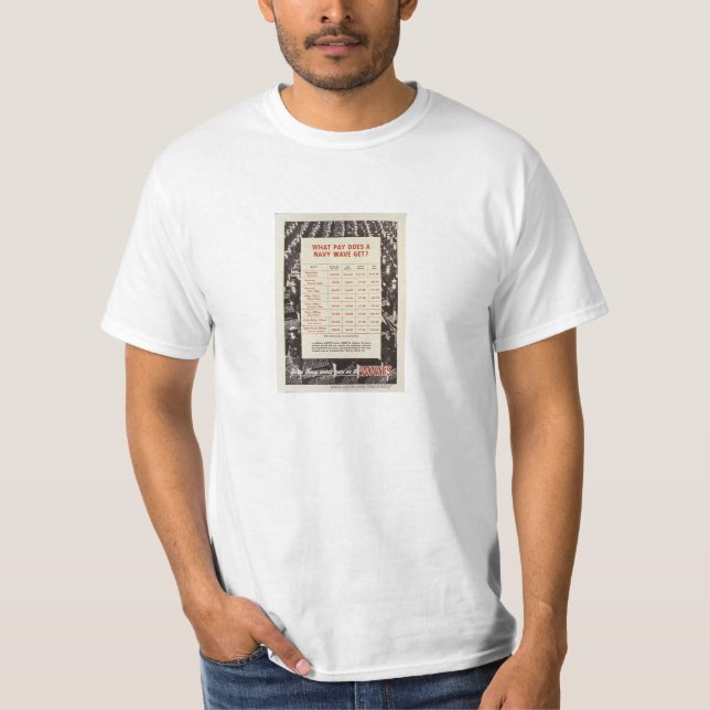 Marinen VINKAR, vintage WWII som rekryterar Tröja (Framsida)