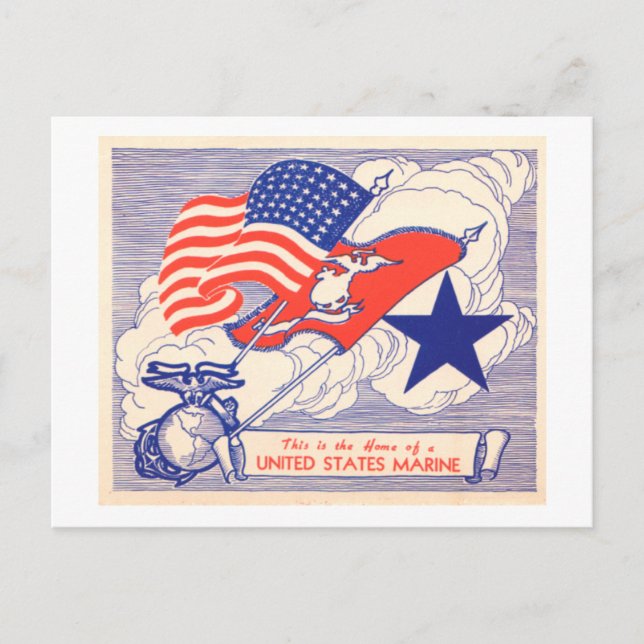 Marinens familjestödgåvor vykort (Framsida)