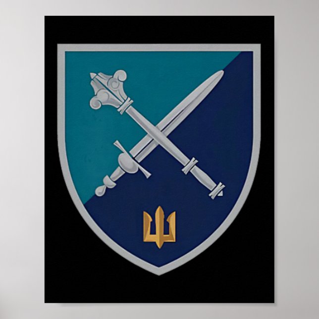 Marinens infanterikår kommando (Ukraina) V2 Ukrain Poster (Framsidan)