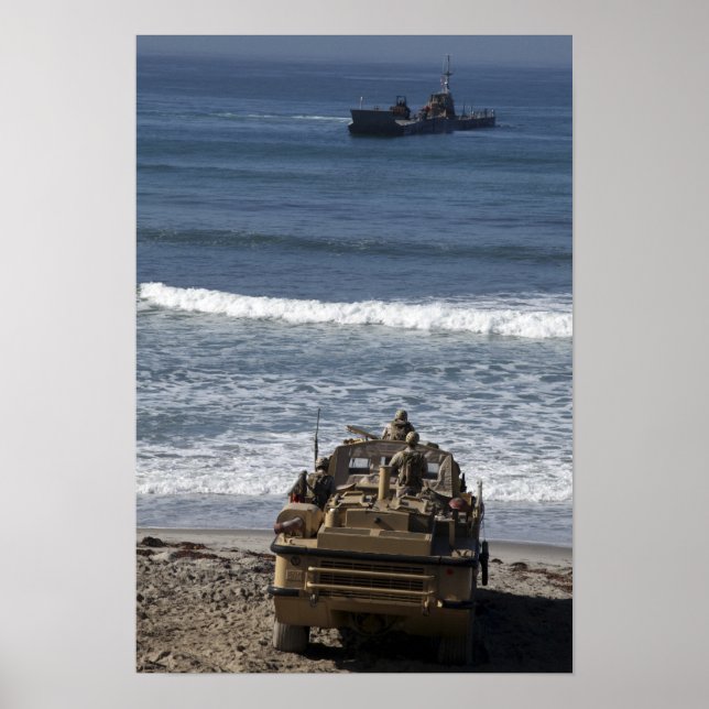 Marinerna förutser ankomsten poster (Framsidan)