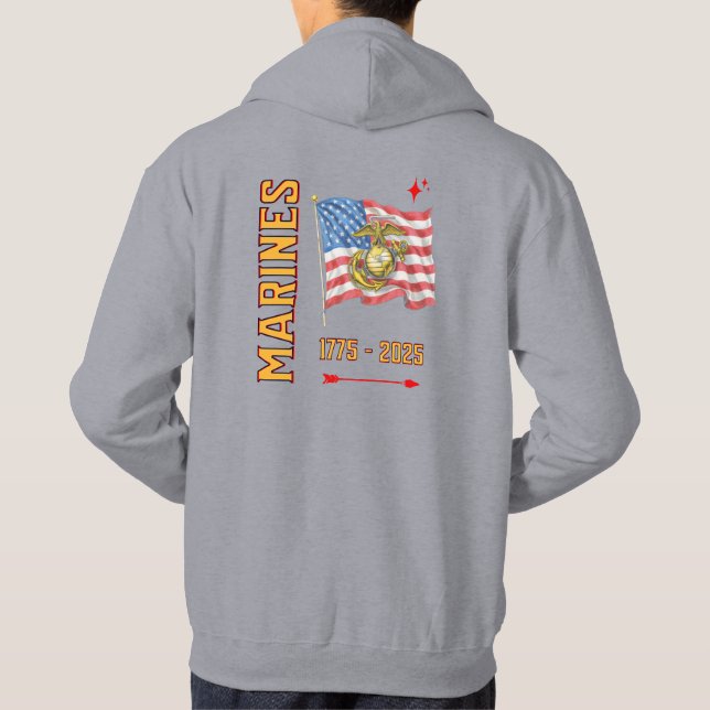 MARINES 1775 Hoodie (Baksida)