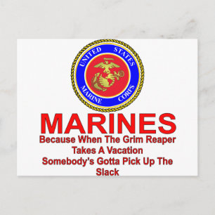 Marines för att när det blir en vacation vykort