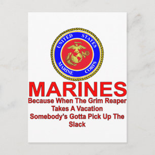 Marines för att när det blir en vacation vykort