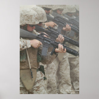 Marines i Irak Poster