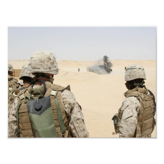 Marines och sjömän fototryck (Framsidan)