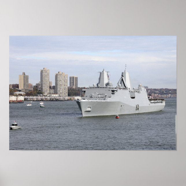 Marines och sjömän leder rälsen poster (Framsidan)