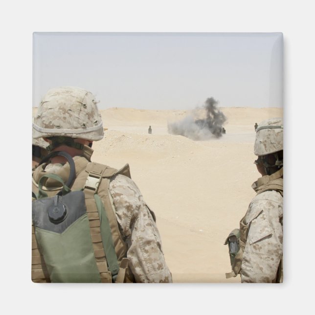 Marines och sjömän magnet (Framsidan)