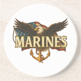 Marines With Eagle and Flag Underlägg