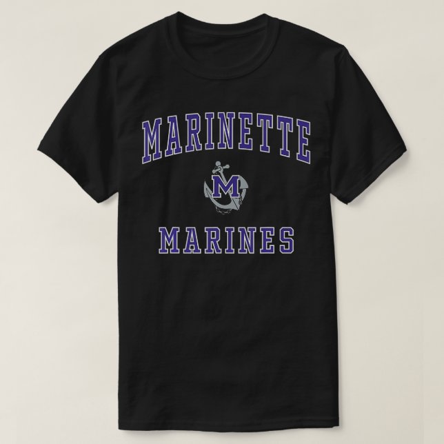 Marinette High School Marines T Shirt (Design framsida)