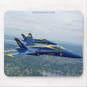 Marinflygdemonstration Mousepad Musmatta