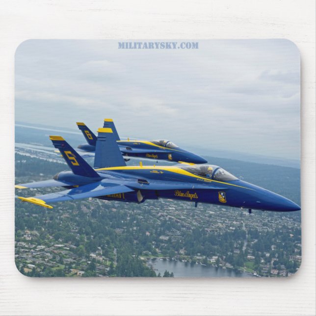 Marinflygdemonstration Mousepad Musmatta (Framsidan)